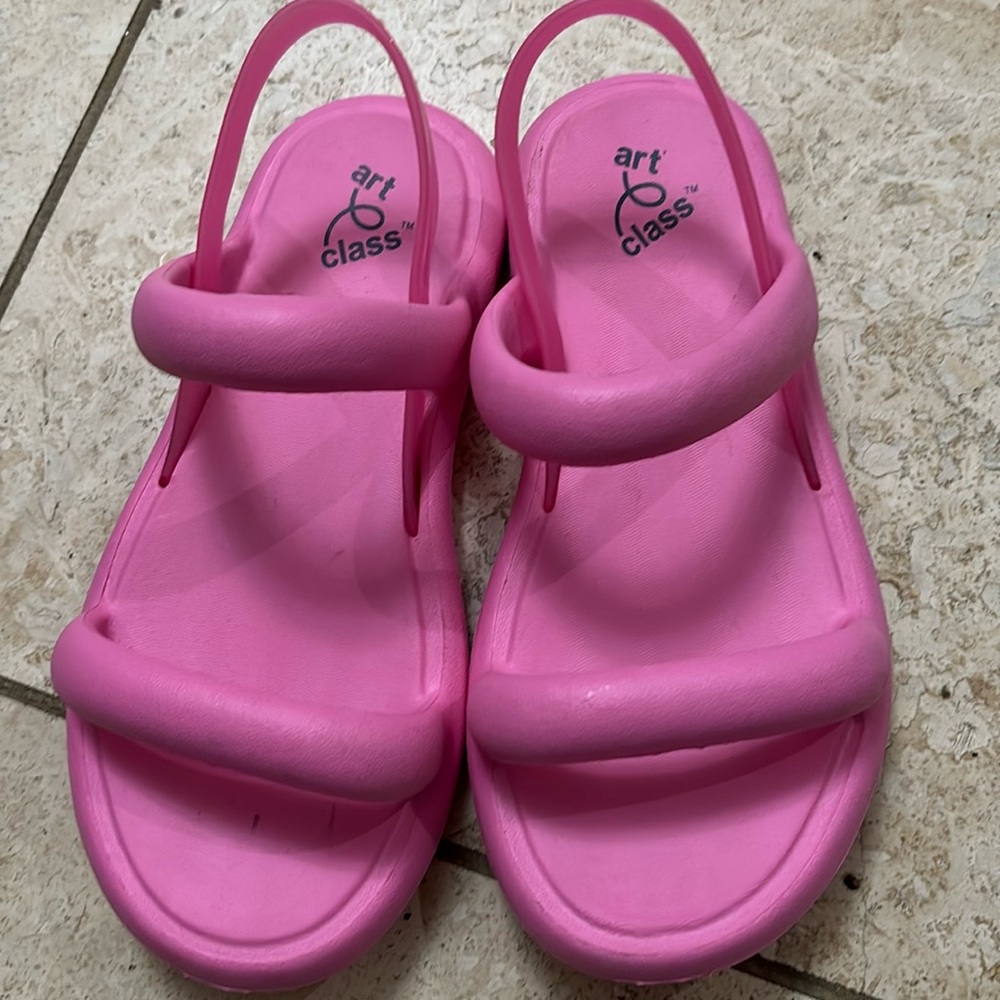 Pink sandals